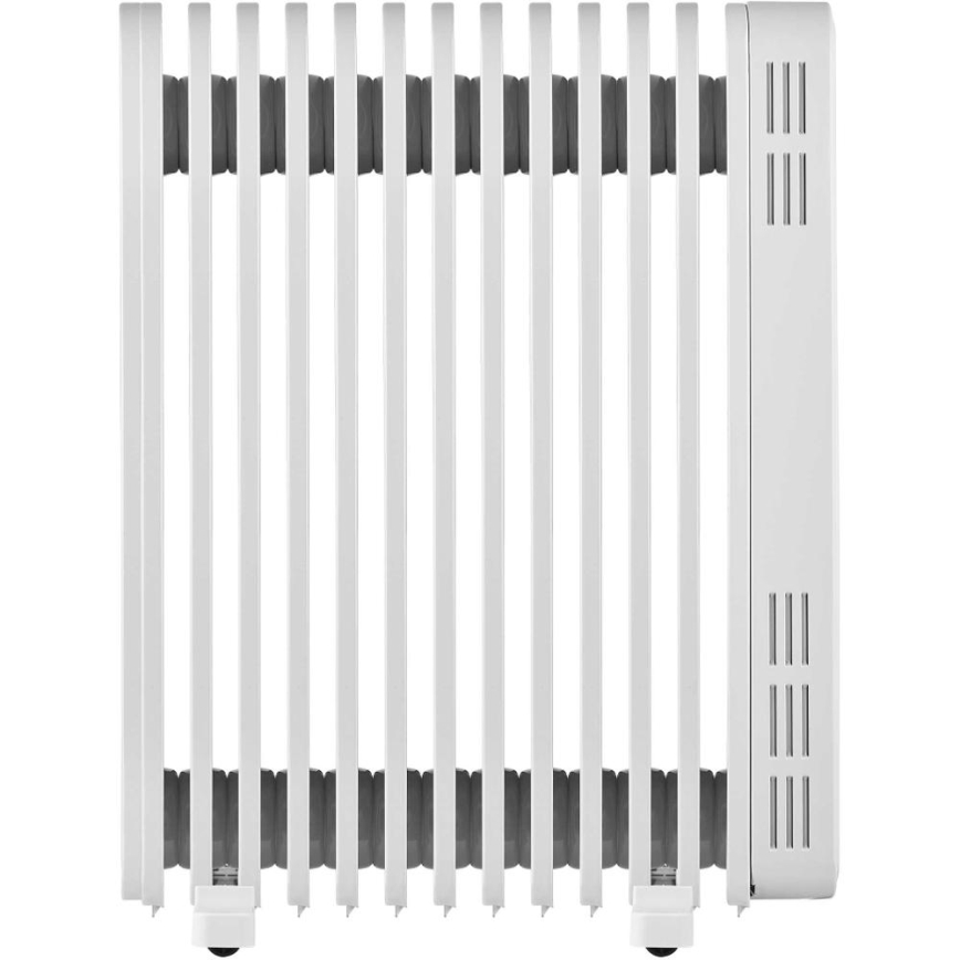 Sencor - Radiator cu ulei, 13 elemente, 1000/2500 W, 230 V, alb, telecomandă inclusă