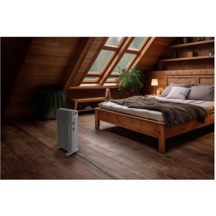 Sencor - Calorifer electric cu ulei, 9 elemente, 3 trepte de putere 800/1200/2000 W, 230 V, alb