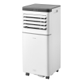 Sencor - Climatizor mobil inteligent 3 în 1, 815 W / 230 V, 8000 BTU, Wi‑Fi, alb, cu telecomandă și accesorii complete incluse