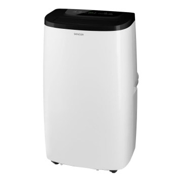 Sencor - Climatizor mobil inteligent 4 în 1 cu accesorii complete, 1700W/230V, 12.000 BTU, Wi‑Fi, alb + telecomandă