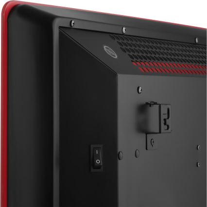 Sencor - Convector electric inteligent 1200/2400 W, 230 V, IP24, Wi-Fi, roșu