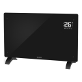 Sencor - Convector electric inteligent 2000 W / 230 V, IP24, Wi‑Fi, negru + telecomandă