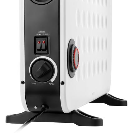 Sencor - Convector/încălzitor electric 750/1250/2000W cu termostat