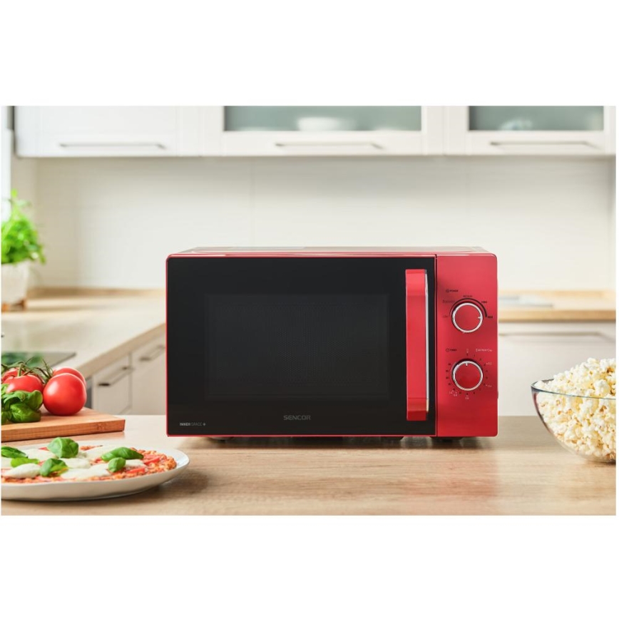 Sencor - Cuptor cu microunde 700W/230V roșu