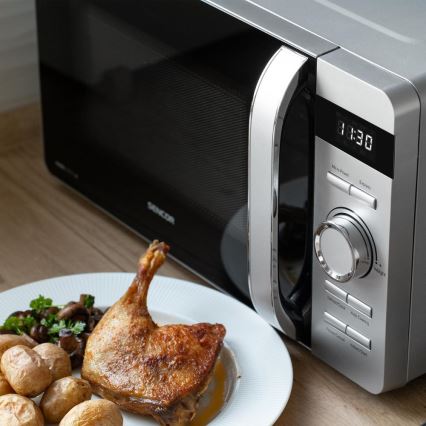 Sencor - Cuptor cu microunde, 800 W, 230 V, 17 L, argintiu