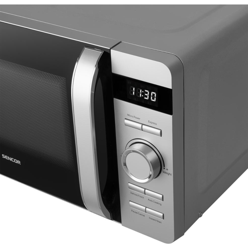 Sencor - Cuptor cu microunde, 800 W, 230 V, 17 L, argintiu