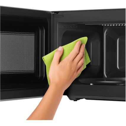 Sencor - cuptor cu microunde cu funcție grill, 700 W/1000 W, 230 V, 20 L, crom mat