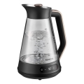 Sencor - Fierbător electric cu reglare a temperaturii, 1,5 l, 2150 W/230 V, negru/aur roz