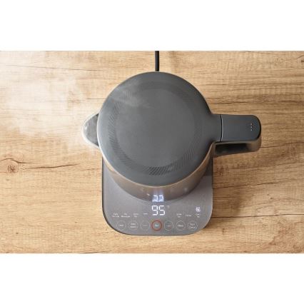 Sencor - Fierbător electric cu reglare a temperaturii 1,7 l 1800W/230V inox