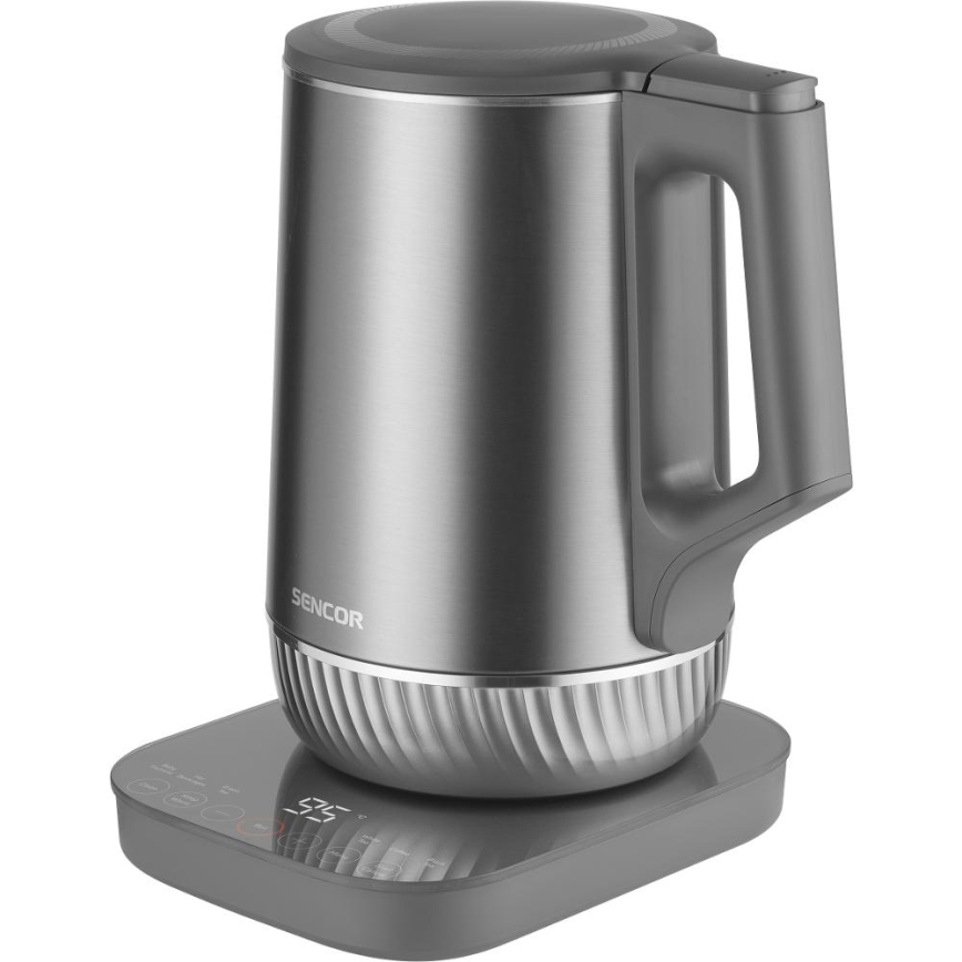 Sencor - Fierbător electric cu reglare a temperaturii 1,7 l 1800W/230V inox