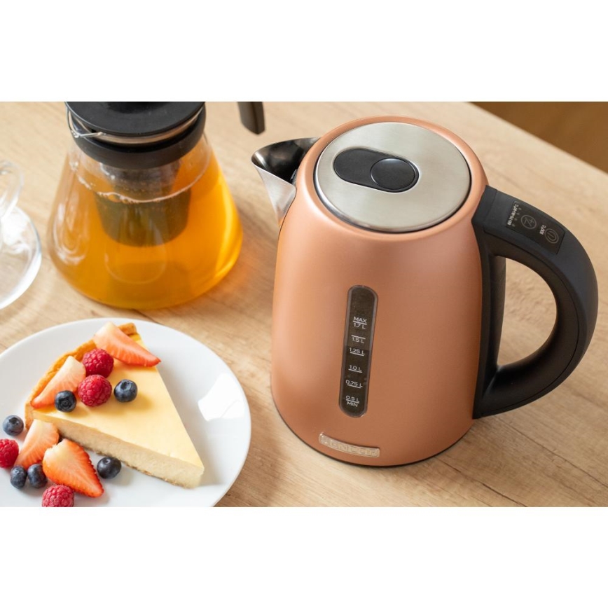 Sencor - Fierbător electric rapid cu termoreglare, 1,7 l, 2150W/230V, culoare cupru
