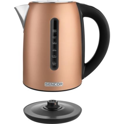 Sencor - Fierbător electric rapid cu termoreglare, 1,7 l, 2150W/230V, culoare cupru
