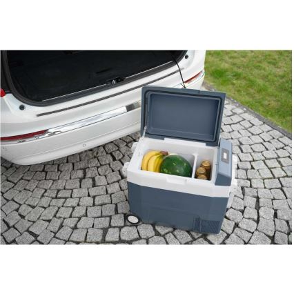 Sencor - Frigider auto portabil cu compresor 55 l 70W/12V/230V albastru/alb