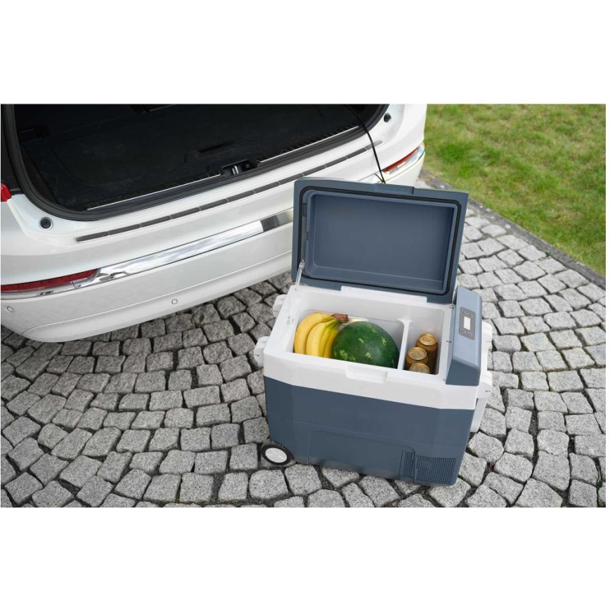 Sencor - Frigider auto portabil cu compresor 55 l 70W/12V/230V albastru/alb