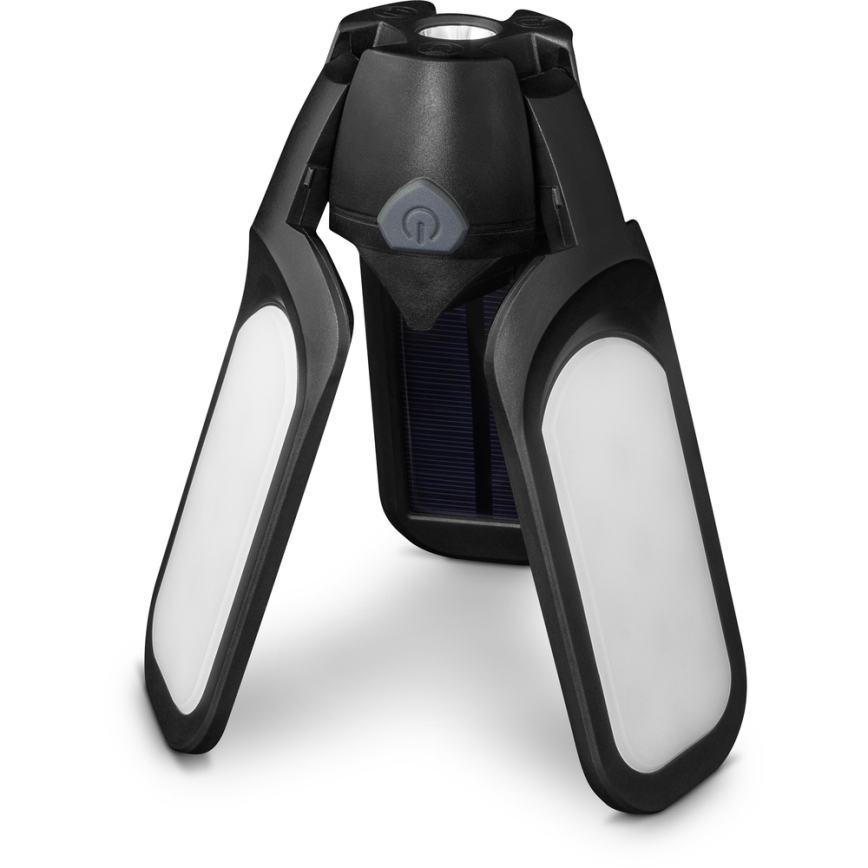 Sencor - Lanternă de camping LED reîncărcabilă cu panou solar, 3W, 1600 mAh, IPX4