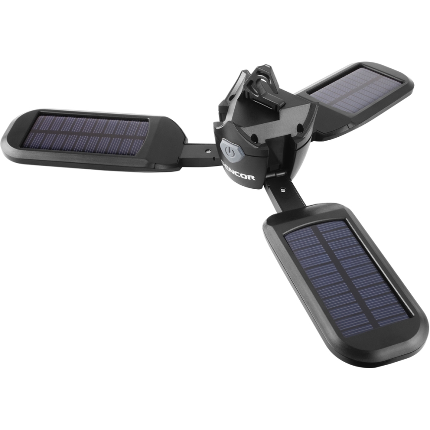 Sencor - Lanternă de camping LED reîncărcabilă cu panou solar, 3W, 1600 mAh, IPX4