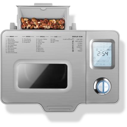 Sencor - Mașină de pâine 550W/230V, crom mat