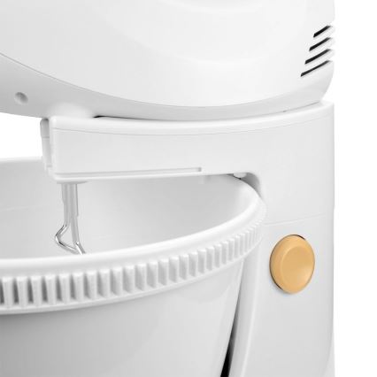 Sencor - Mixer manual cu bol rotativ 500W/230V alb