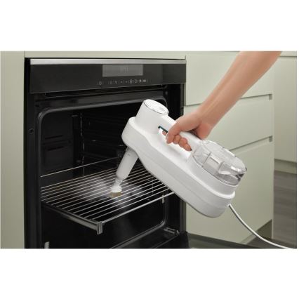 Sencor - Mop cu aburi multifuncțional 2 în 1 1500W/230V IPX4 alb