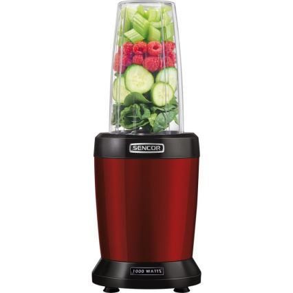 Sencor - Blender nutri pentru smoothie 1000W/230V roșu