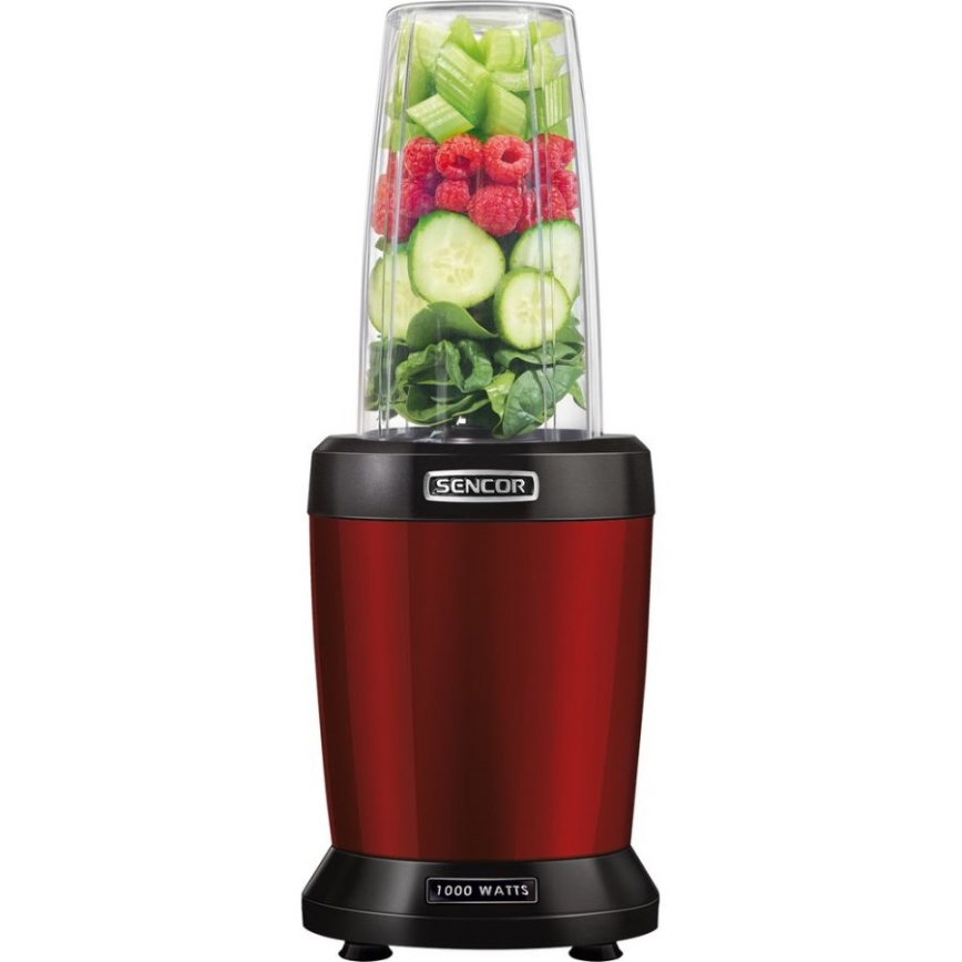 Sencor - Blender nutri pentru smoothie 1000W/230V roșu