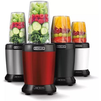Sencor - Blender nutri pentru smoothie 1000W/230V roșu