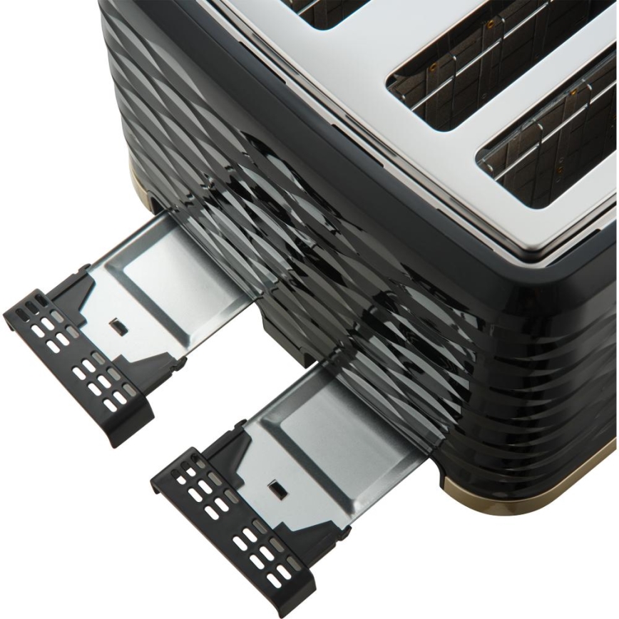 Sencor Prăjitor de pâine cu 4 fante, 1600W/230V, negru/bej