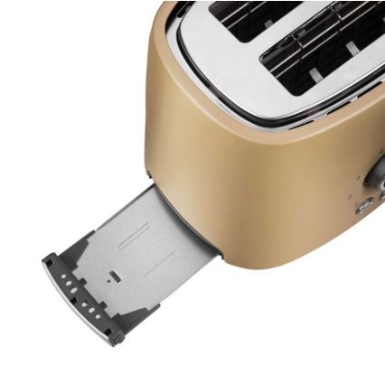 Sencor - Prăjitor de pâine pentru 2 felii cu suport pentru chifle 1000W/230V bej