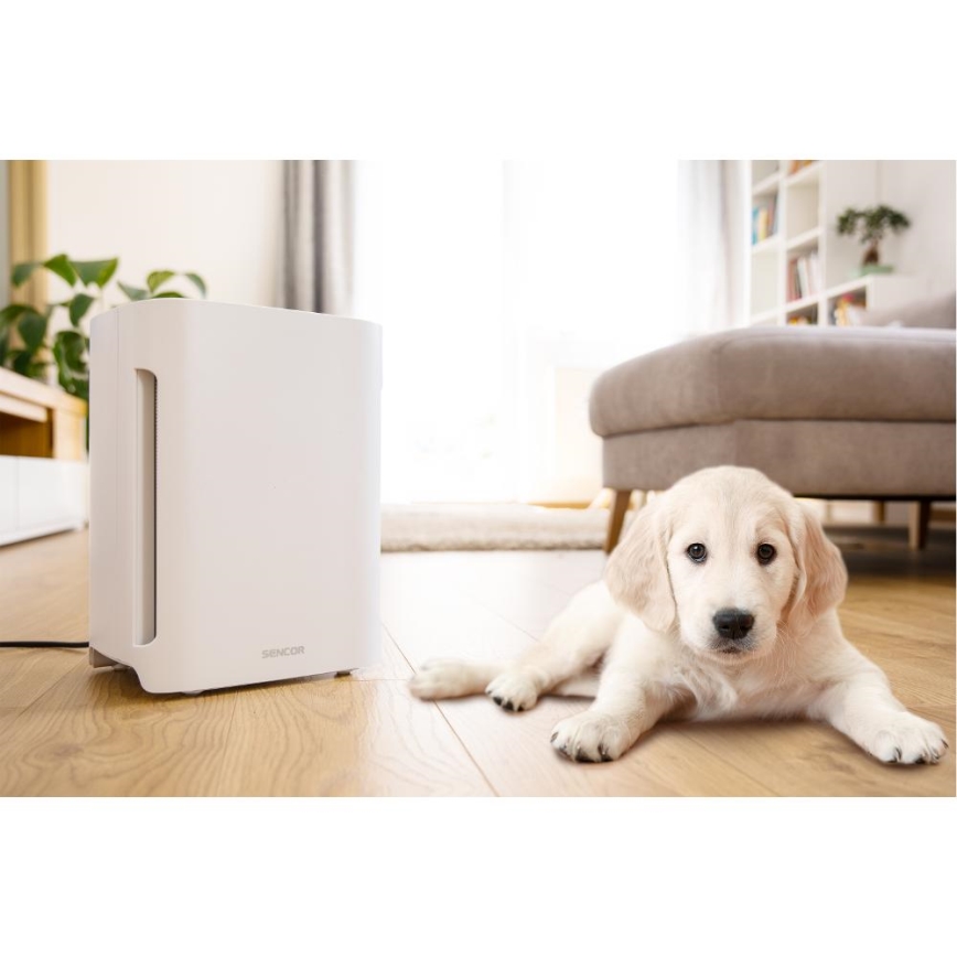 Sencor - Purificator de aer 60W/230V, alb