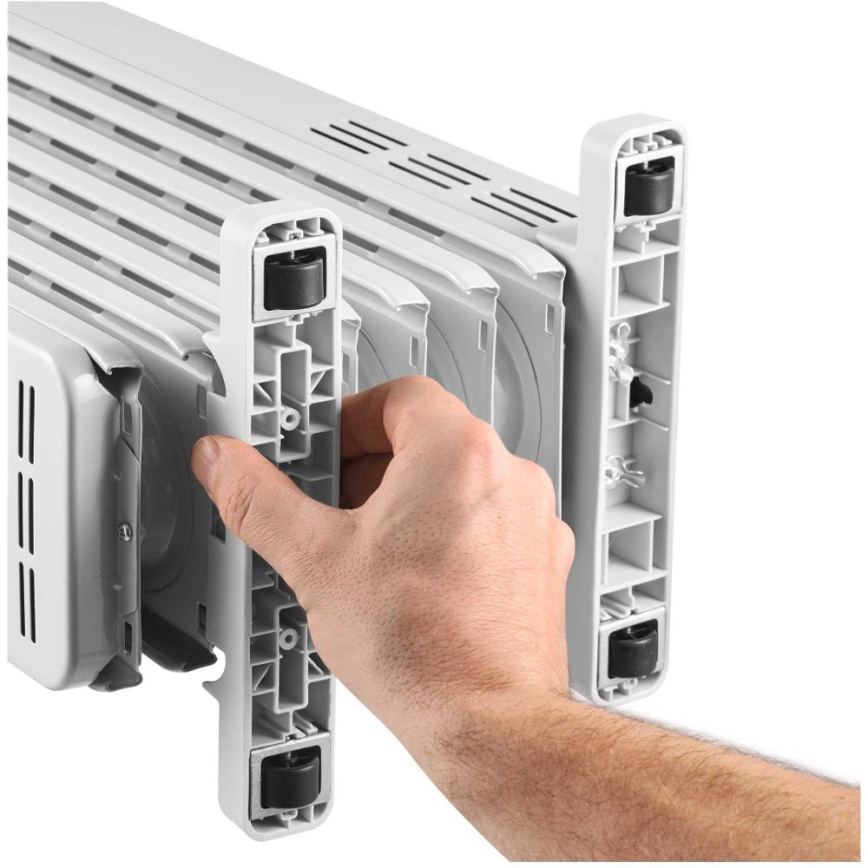 Sencor - Radiator cu ulei, 7 elemente, 600/900/1500 W, 230 V, alb