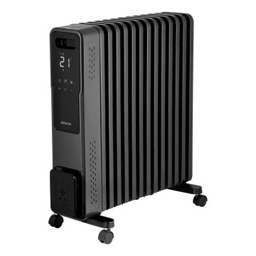 Sencor - Radiator cu ulei cu 13 secțiuni 1000/1500/2730W/230V Wi-Fi negru