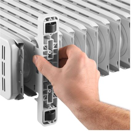 Sencor - Radiator cu ulei, 11 elemente, 1000/2300 W, 230 V, alb, cu telecomandă