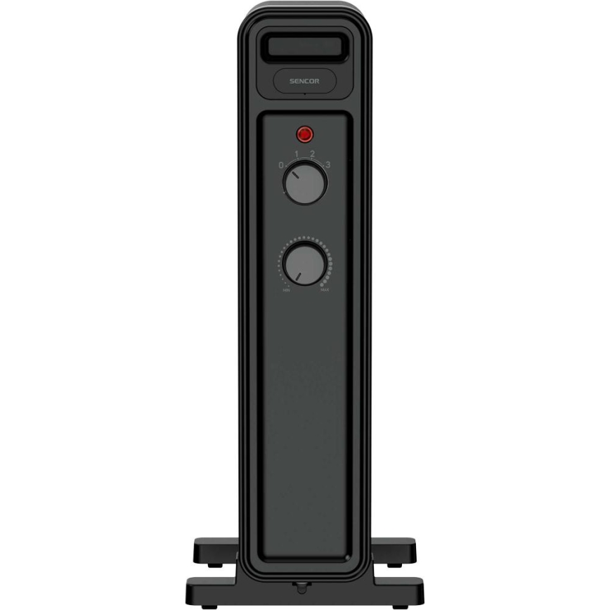 Sencor - Radiator electric cu ulei, 7 aripioare, 600/900/1500W/230V, negru