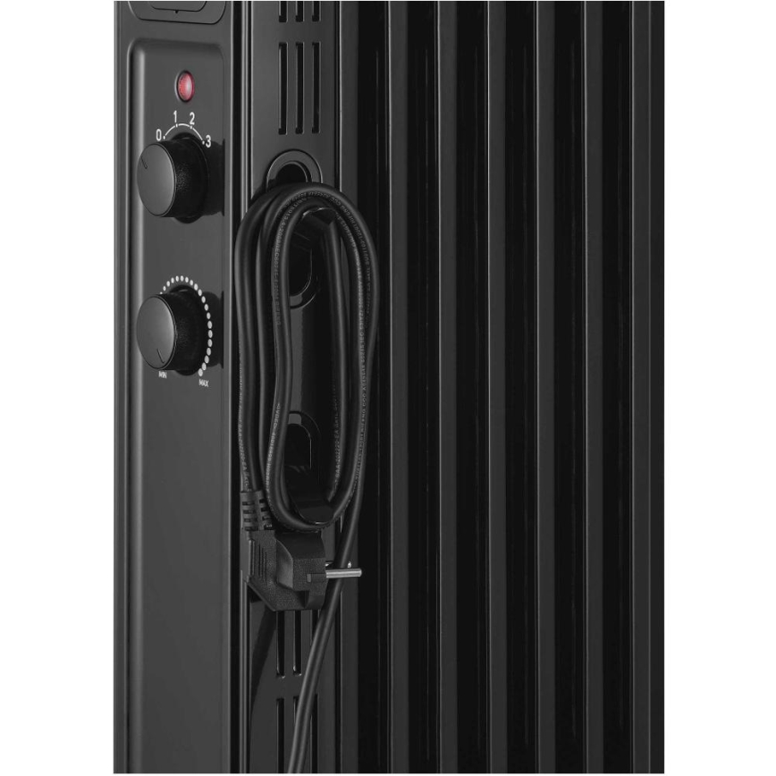 Sencor - Radiator electric cu ulei, 7 aripioare, 600/900/1500W/230V, negru