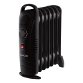 Sencor - Radiator electric cu ulei, 7 elemente, 700 W/230 V, negru