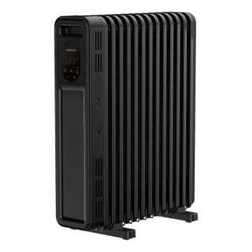 Sencor - Radiator electric cu ulei cu 13 elemente 1000/2500W/230V negru + telecomandă