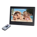 Sencor - Ramă foto digitală 7 cu difuzor 230V, neagră + telecomandă