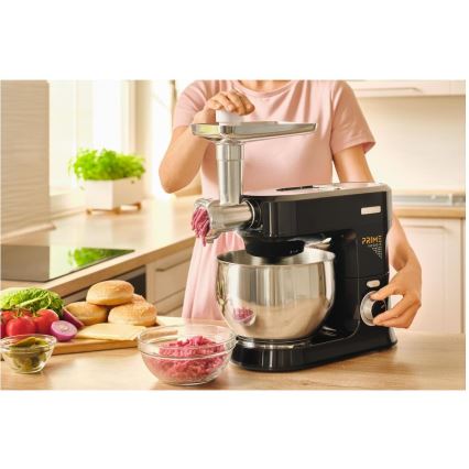 Sencor - Robot de bucătărie cu bol din inox, 1000 W/230 V, negru