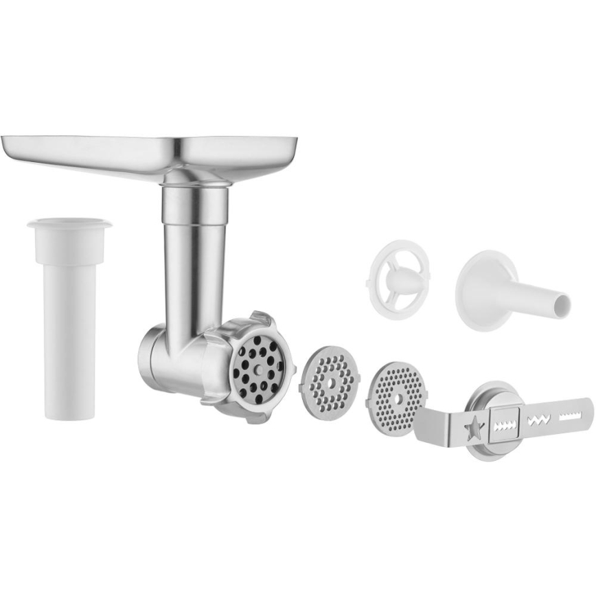 Sencor - Robot de bucătărie cu bol din oțel inoxidabil 1000W/230V alb