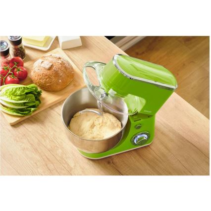 Sencor - Robot de bucătărie cu bol din oțel inoxidabil, 1300 W/230 V, verde