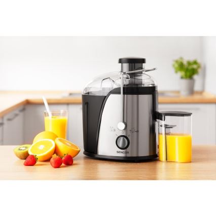 Sencor - Storcător de fructe 400W/230V crom mat/negru