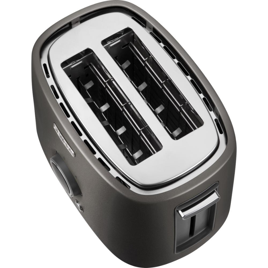 Sencor - Toaster cu 2 felii și suport pentru chifle, 1000 W/230 V, antracit