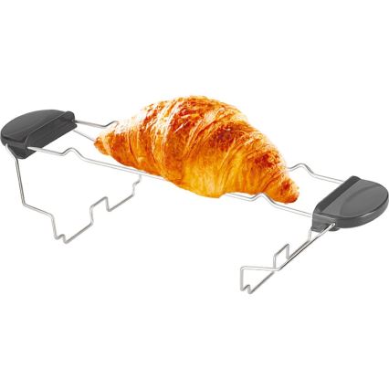 Sencor - Toaster cu 2 felii și suport pentru chifle, 1000 W/230 V, antracit