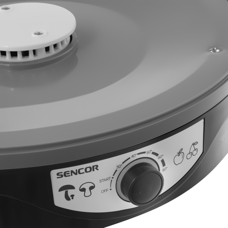 Sencor - Uscător de alimente cu termoreglare 250W/230V