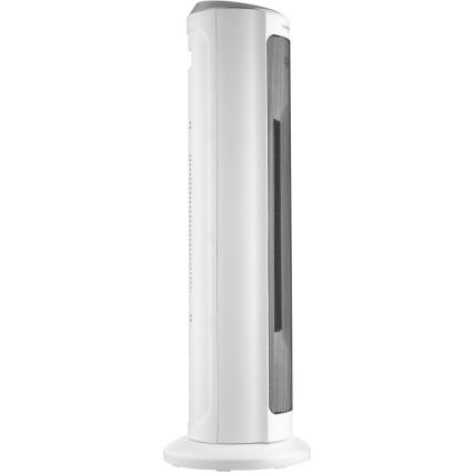 Sencor - Ventilator cu încălzire ceramică 2200W/230V Wi-Fi alb + telecomandă