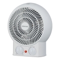 Sencor - Ventilator cu încălzitor 1200/2000 W, 230 V, alb