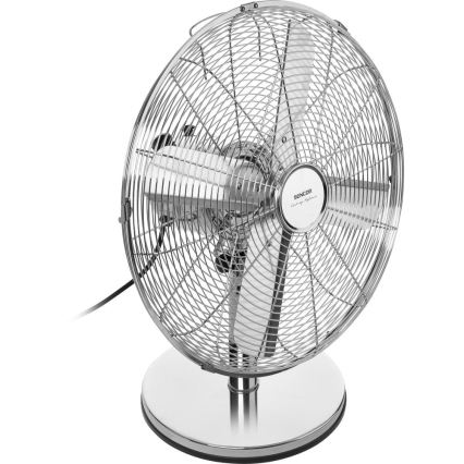 Sencor - Ventilator de birou 50W/230V, crom lucios