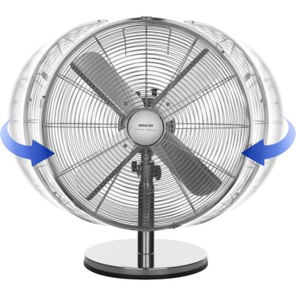 Sencor - Ventilator de birou 50W/230V, crom lucios