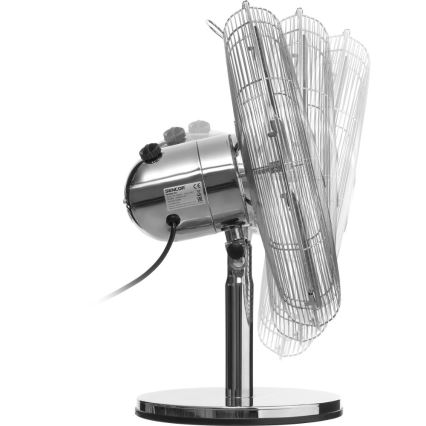 Sencor - Ventilator de birou 50W/230V, crom lucios