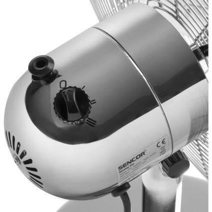 Sencor - Ventilator de birou 50W/230V, crom lucios